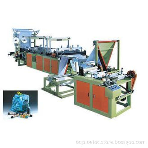 5kw 10kw Ribbon Through Polythene Bag Making Machine / Equi